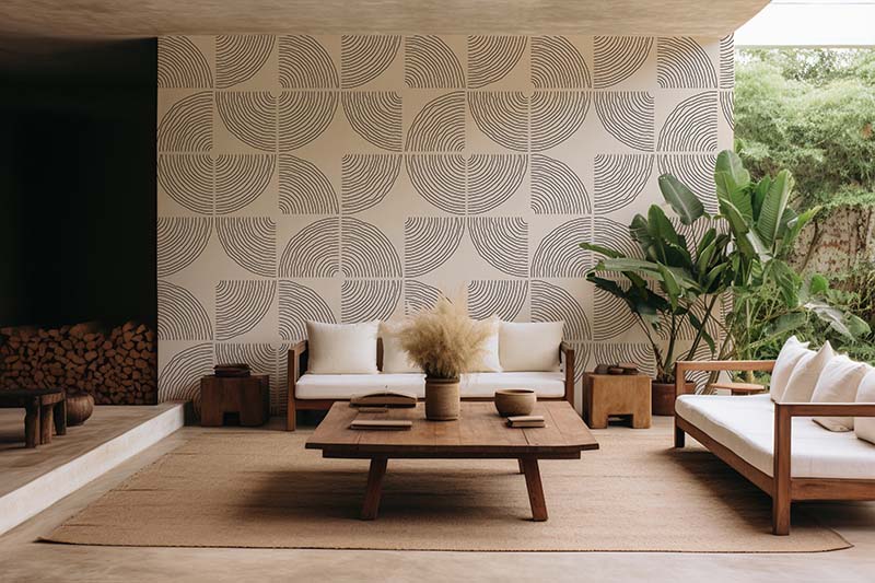 Perfect Flooring Accent Wall Wallpaper Installation Charlotte NC